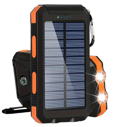 10000mAh Portable Solar Power Bank with Dual USB TM