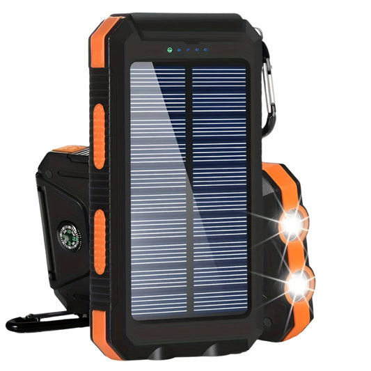 10000mAh Portable Solar Power Bank with Dual USB TM