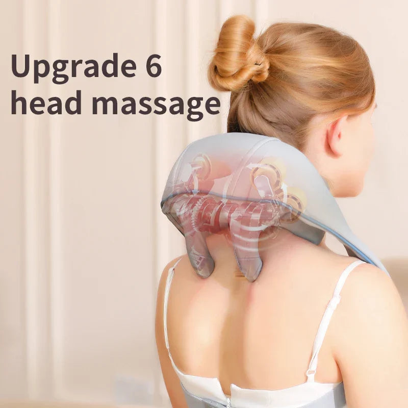 Neck and Shoulder Heating Massage Shawl with 6D Kneading OBA