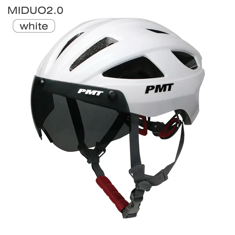 Ultralight Bicycle Helmet with Magnetic Windproof Lenses OBA