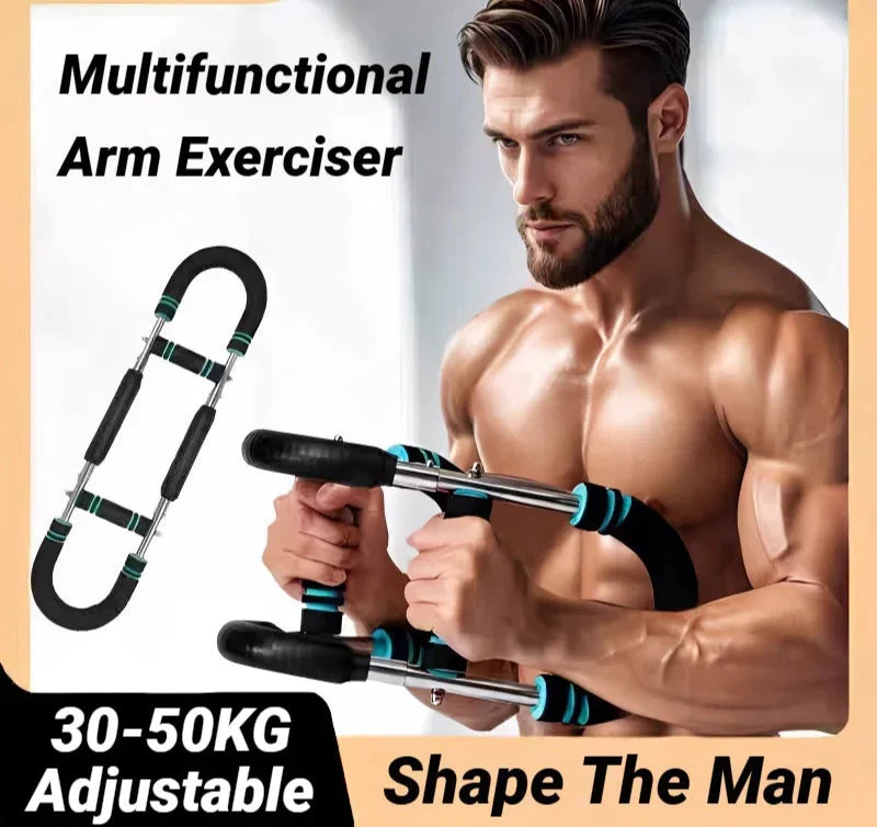 Adjustable U-Shaped Arm Exerciser Blue OBA