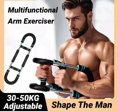 Adjustable U-Shaped Arm Exerciser Blue OBA