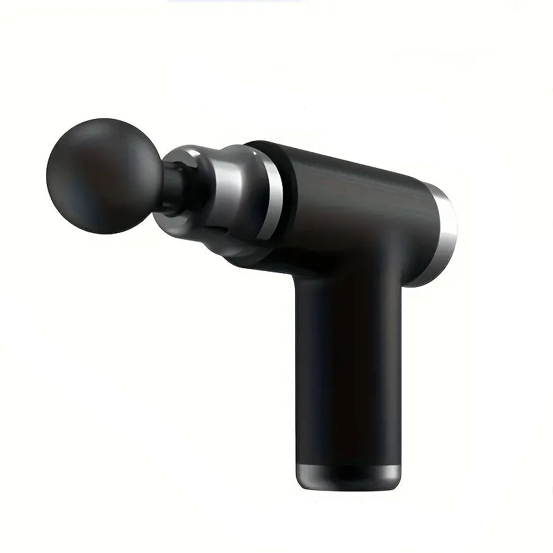 1pc Portable Mini Massage Gun - Deep Tissue Muscle Massager (Black) TM