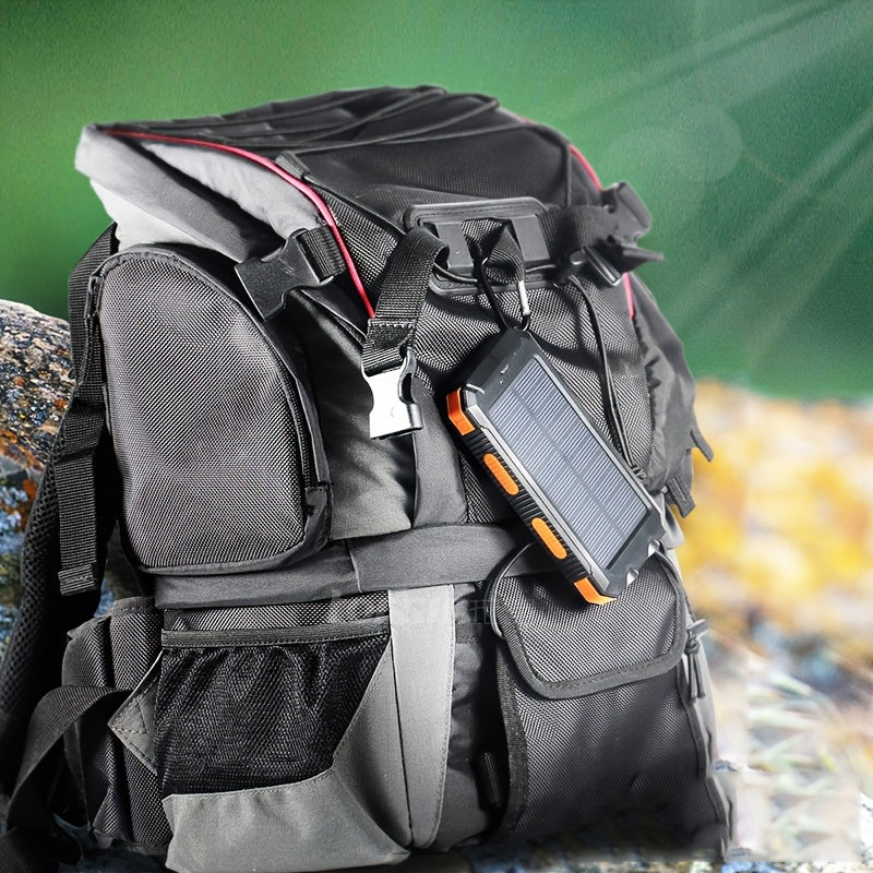 10000mAh Portable Solar Power Bank with Dual USB TM