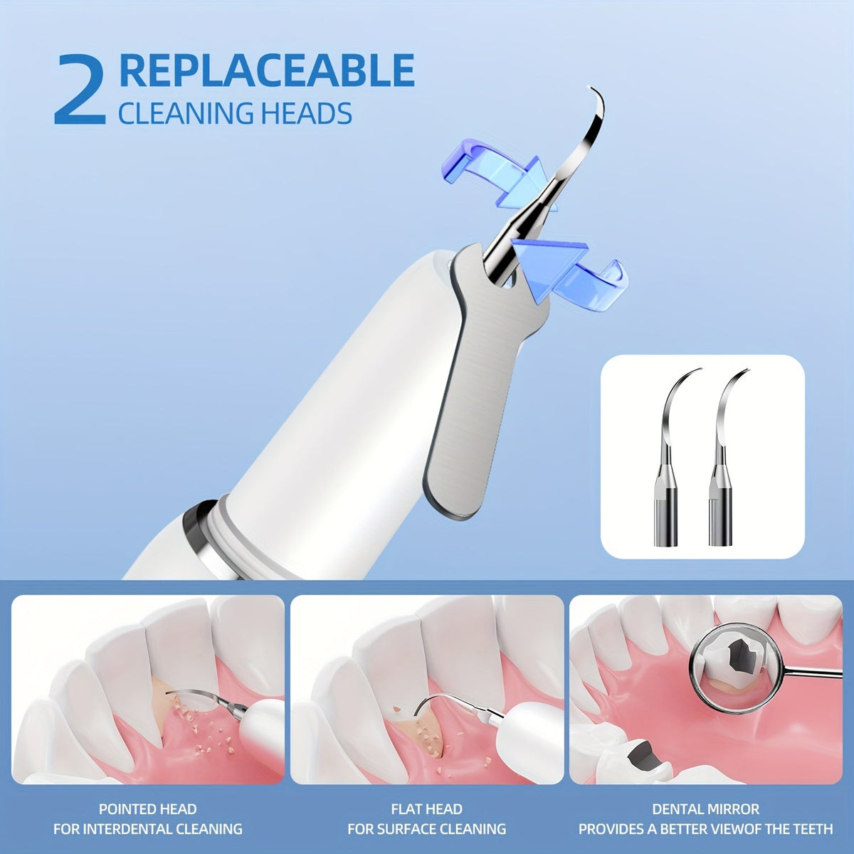 Electric Tooth Cleaner Rechargeable with LED & 5 Modes TM