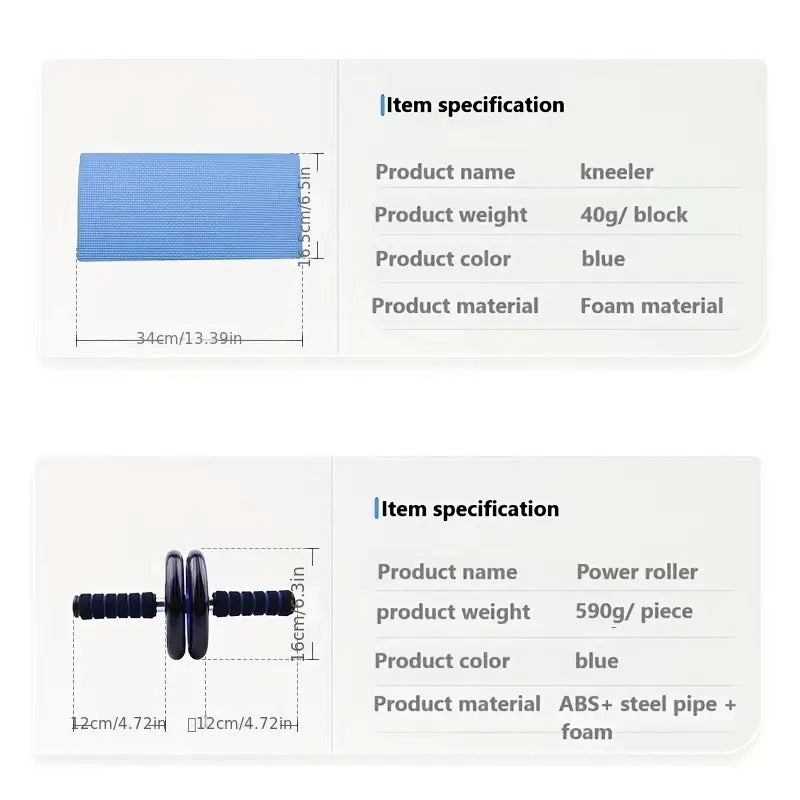 Abdominal Fitness Wheel Set Home Training (12pcs) TM